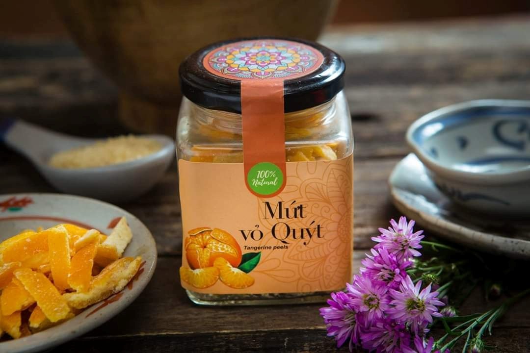 Mứt vỏ quýt, vỏ bưởi