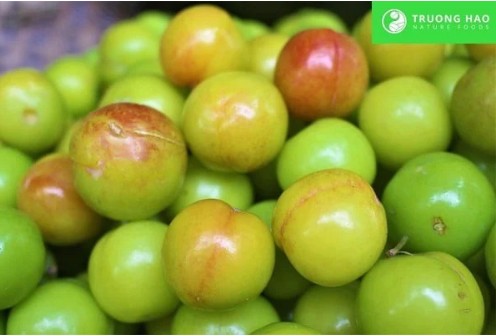 Mận cơm là loại mận nhỏ Mận cơm là loại mận nhỏ