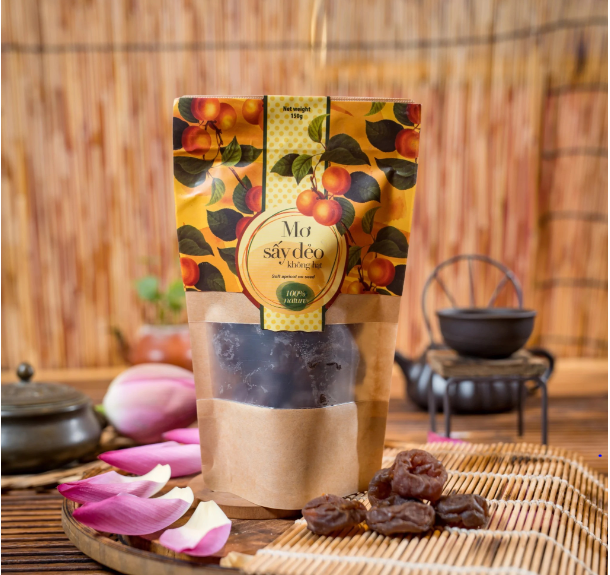 mơ sấy không hạt