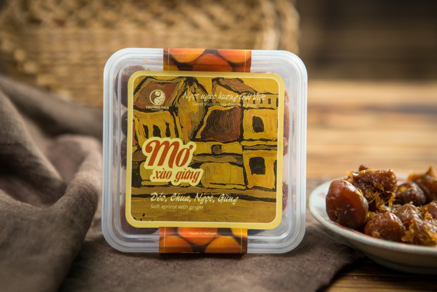 Mơ xào gừng Trường Hảo Mơ xào gừng Trường Hảo