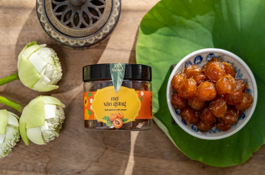 món quà vô giá trong từng miếng mơ xào gừng món quà vô giá trong từng miếng mơ xào gừng