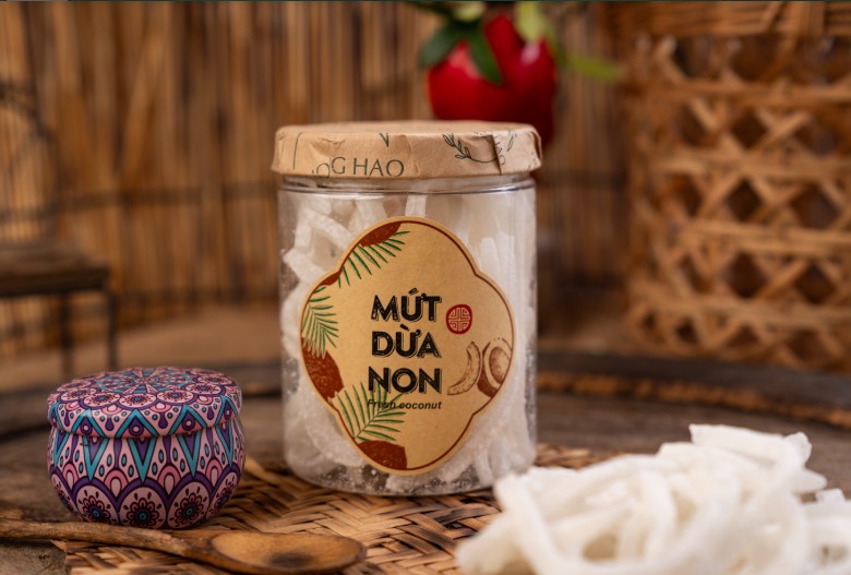 Mứt dừa non Trường Hảo – Ngọt mềm từ thiên nhiên Mứt dừa non Trường Hảo – Ngọt mềm từ thiên nhiên