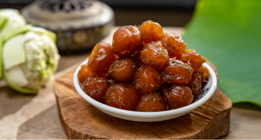Ô mai mơ xào gừng Ô mai mơ xào gừng