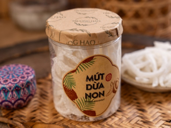 Sự kết hợp hoàn hảo giữa mứt dừa non với trà, cà phê, bạn đã thử chưa?