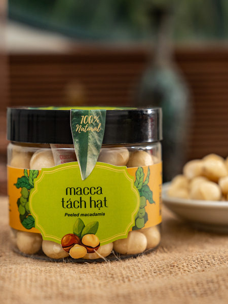 Hạt macca tách vỏ 200g