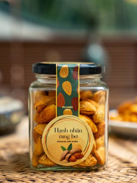 Hạnh nhân rang bơ 100g-200g