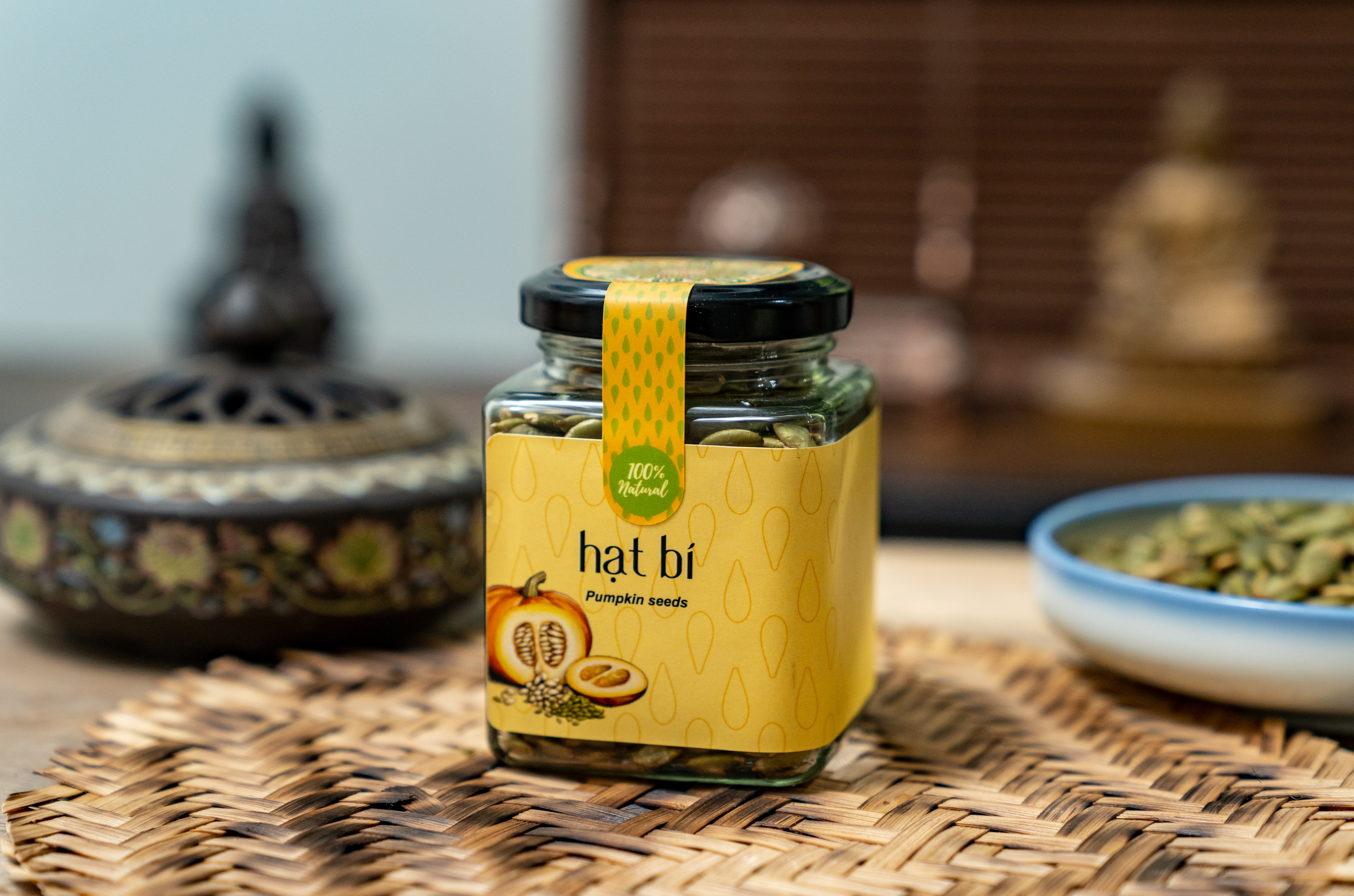 Hạt bí xanh 120g