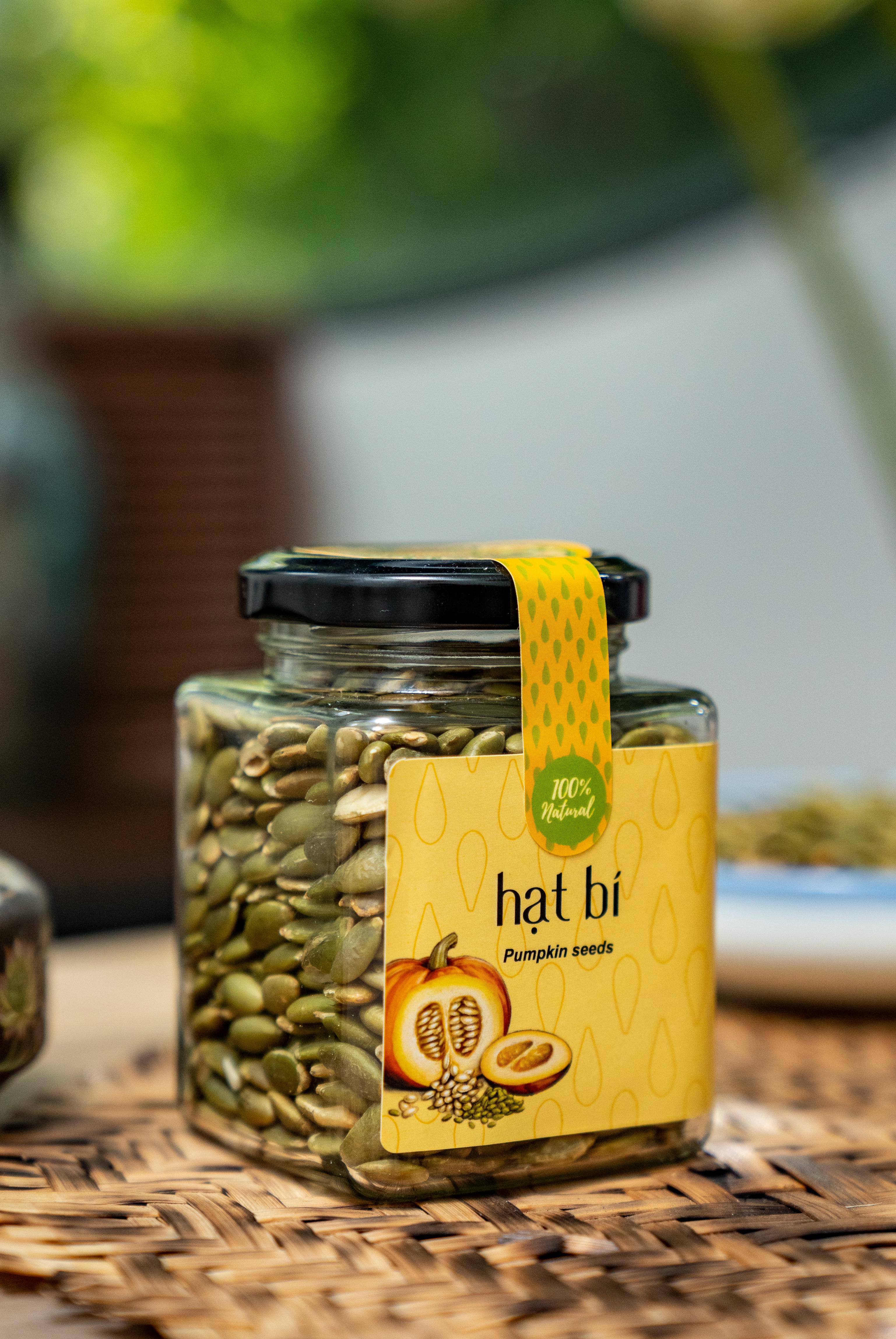 Hạt bí xanh 120g