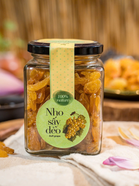  Nho sấy dẻo 220g  