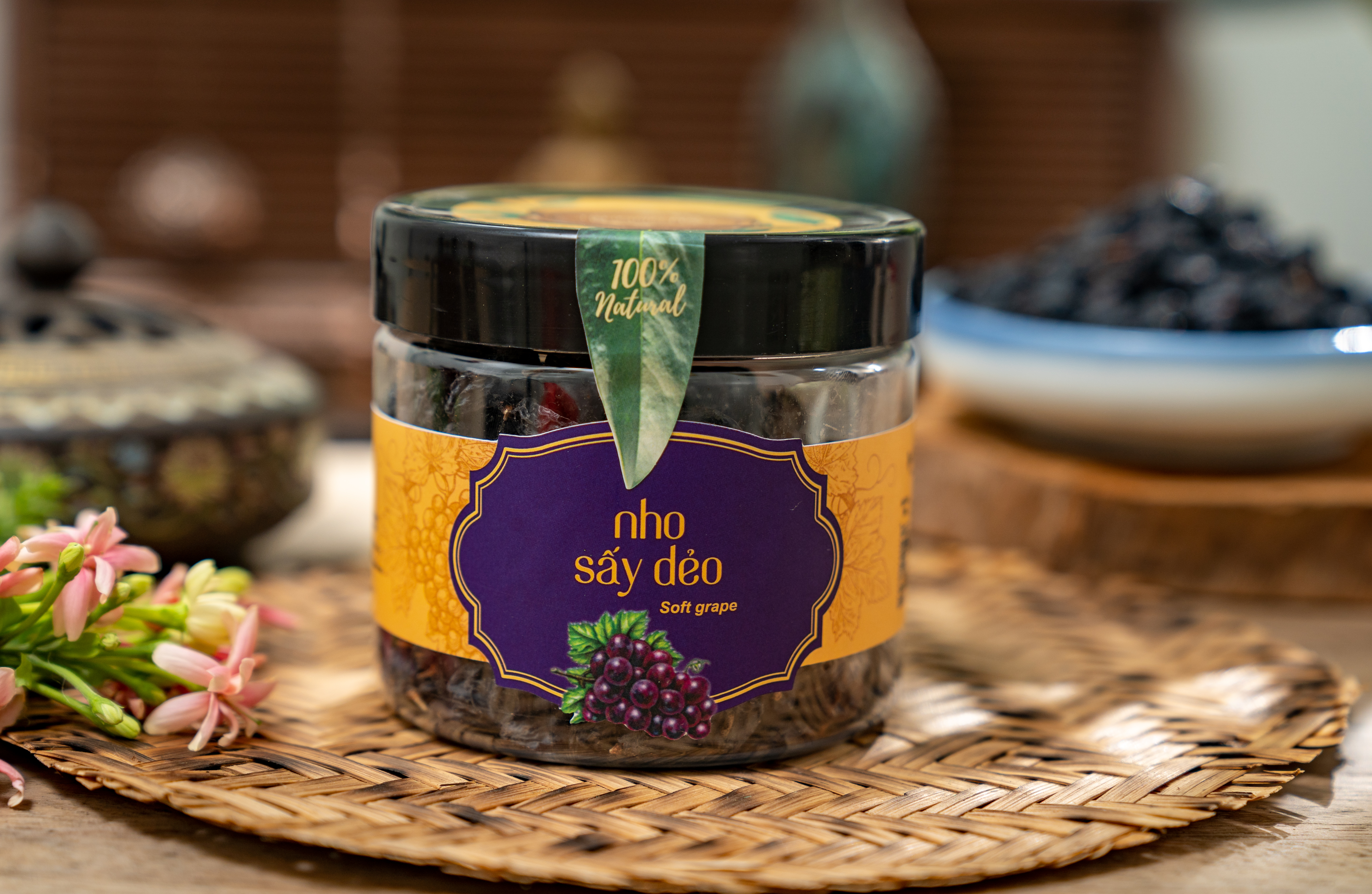 Nho sấy dẻo hộp 200g