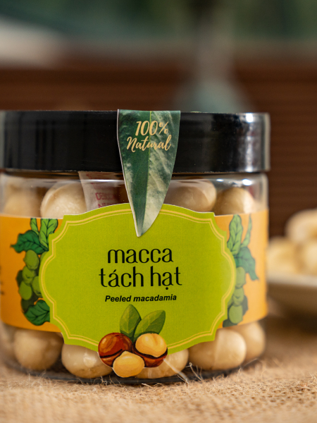 Hạt macca tách vỏ 200g