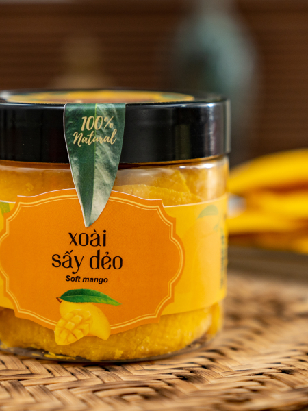 Xoài sấy dẻo 250g-Hộp nhựa