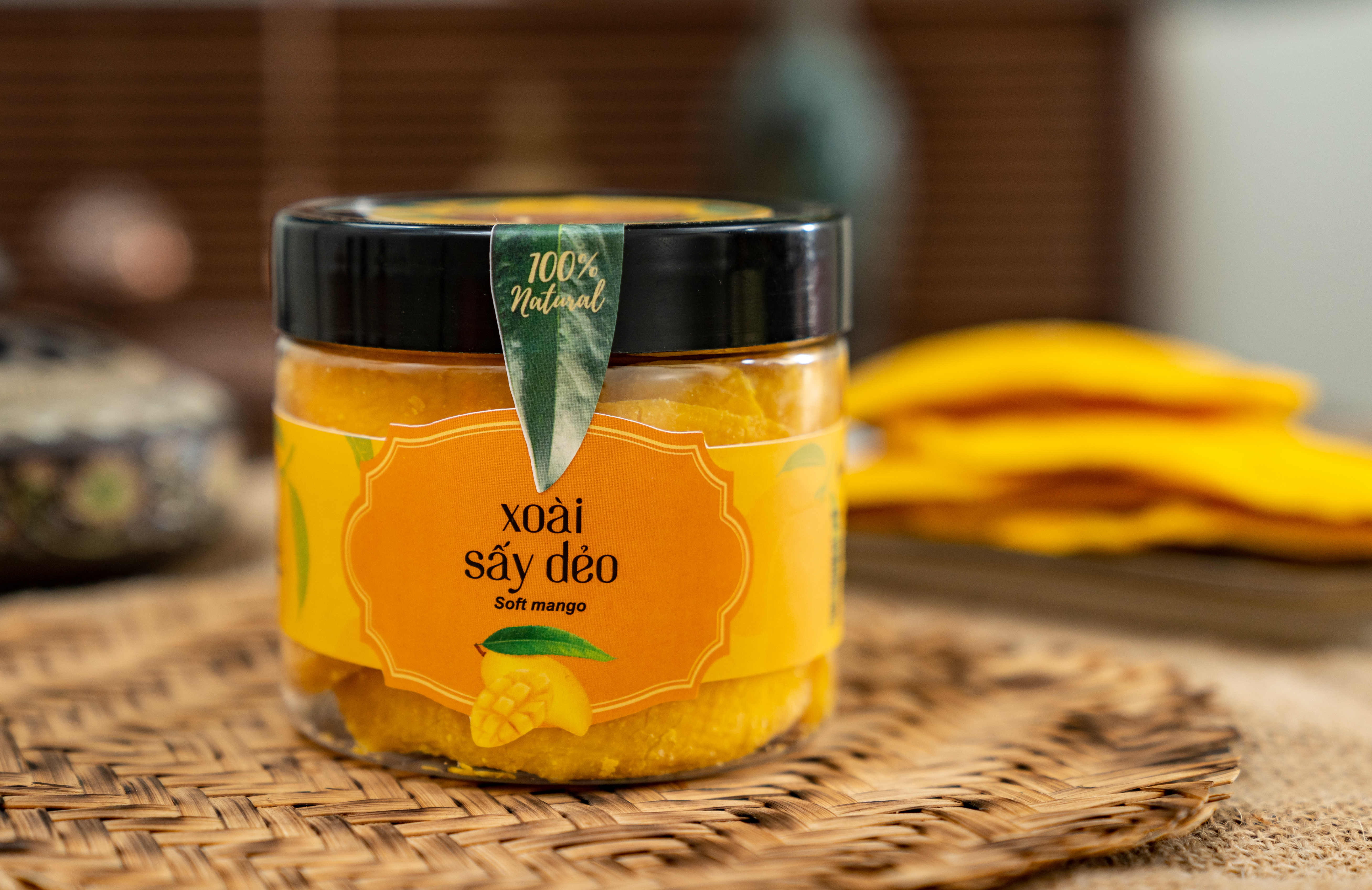 Xoài sấy dẻo 250g-Hộp nhựa