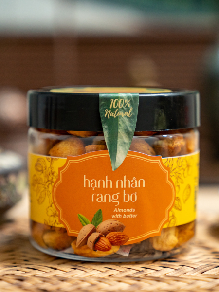 Hạnh nhân rang bơ 200g - 500g