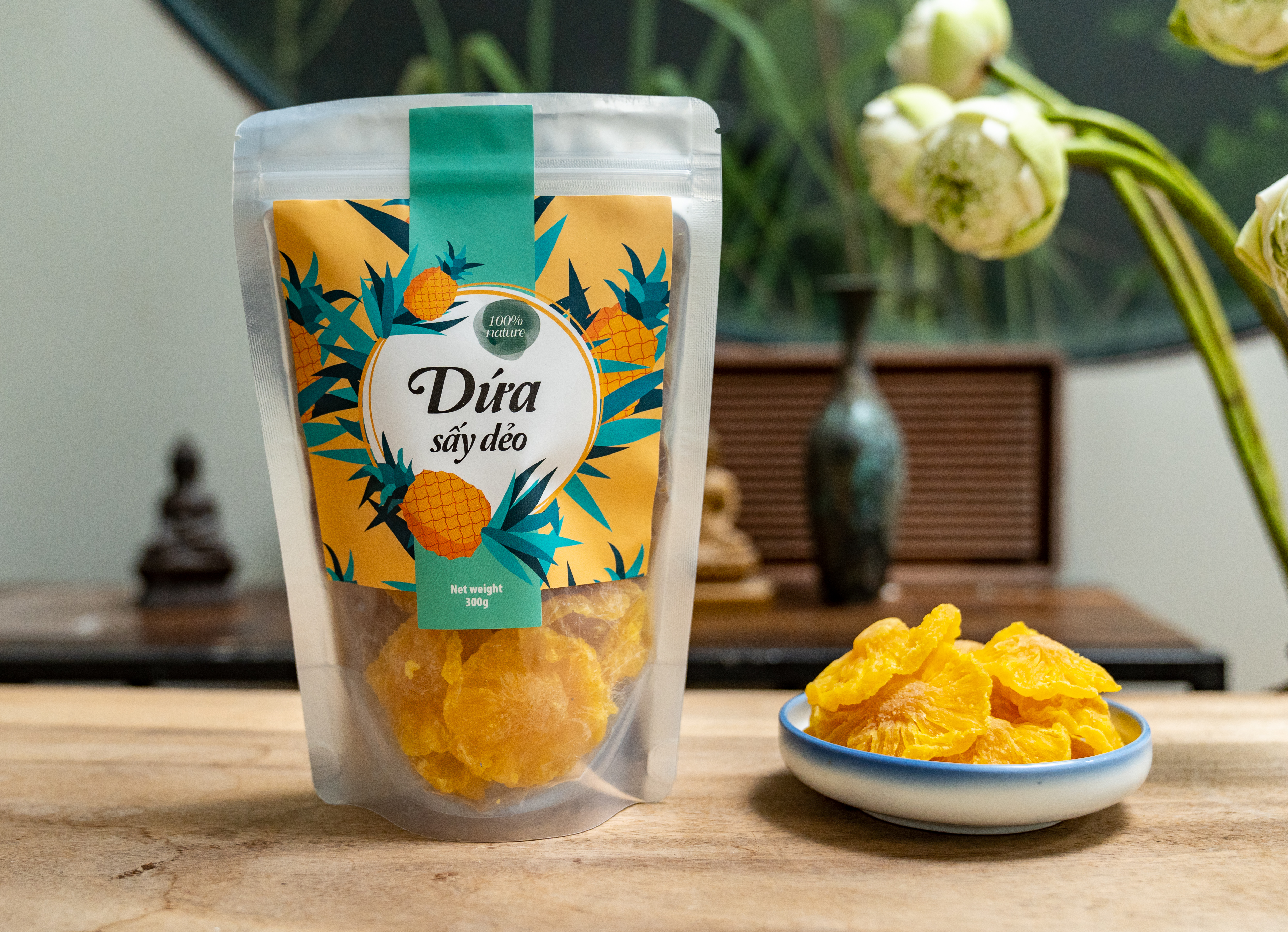 Dứa sấy dẻo 300 - 500g