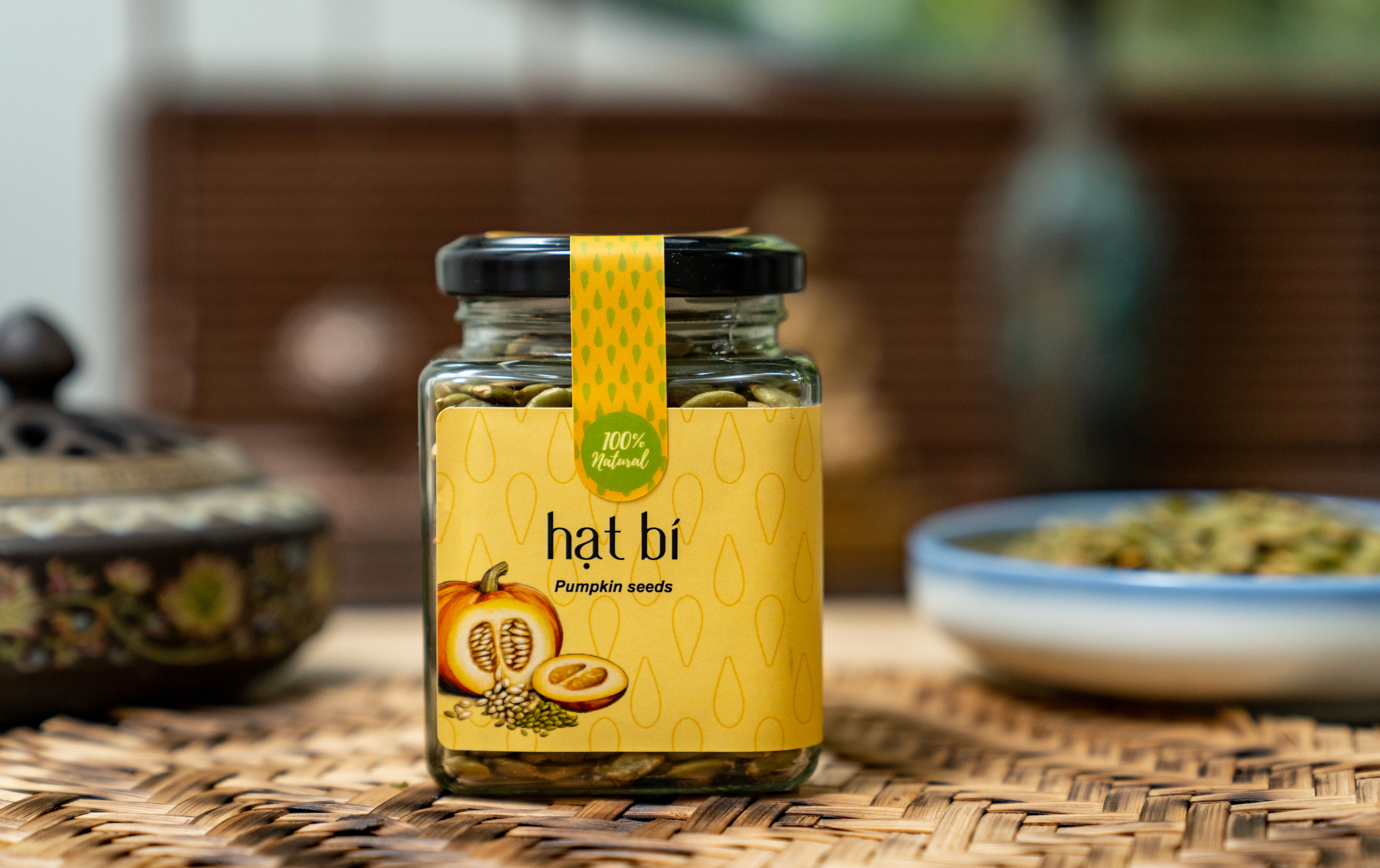 Hạt bí xanh 120g